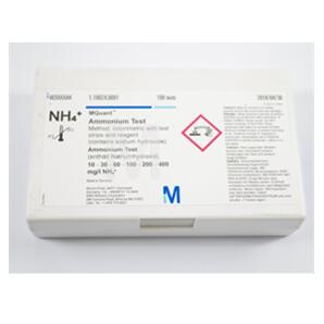 默克氨氮檢測試紙1.10024.0001銨離子快速測定試劑盒